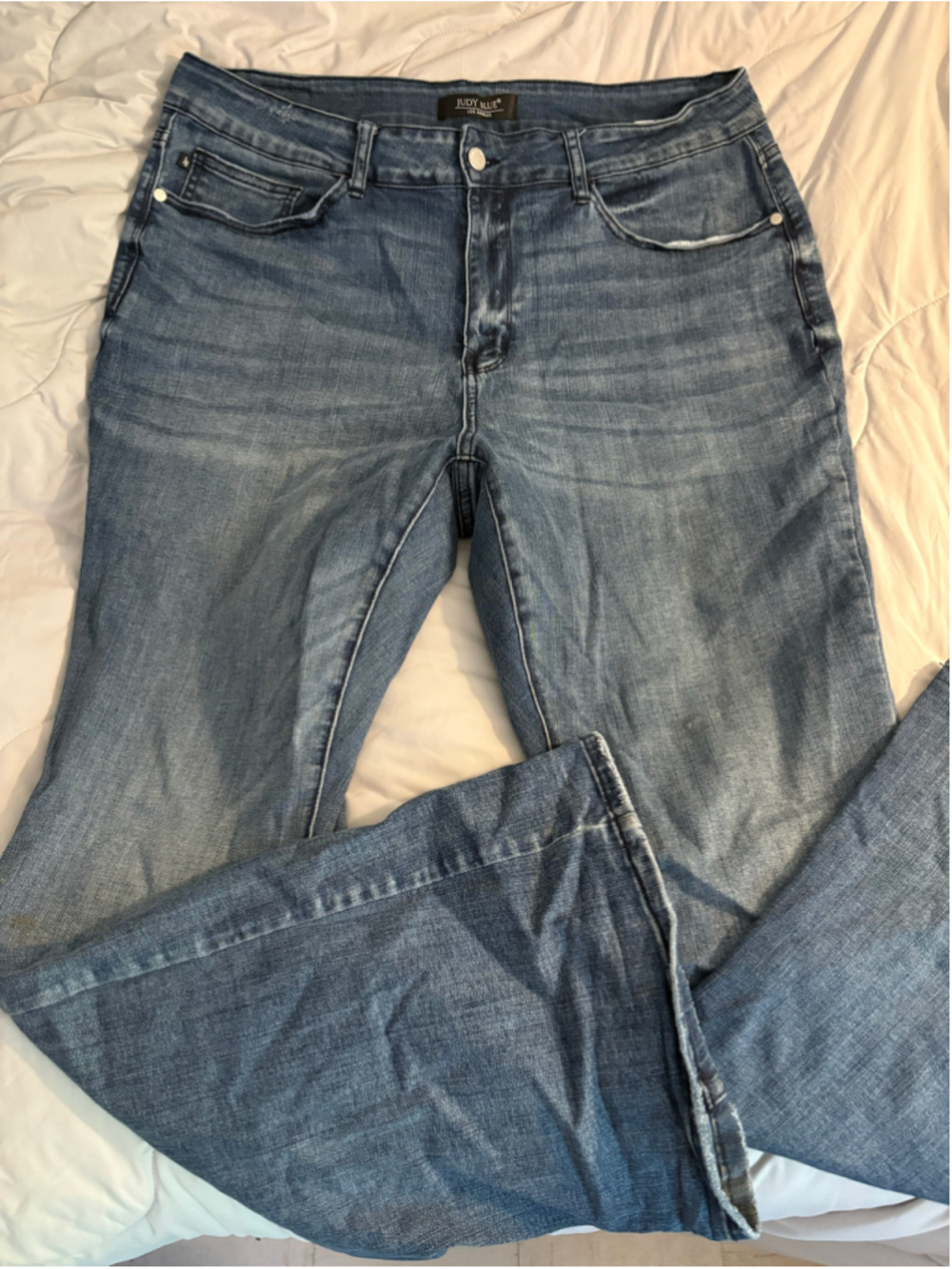 Judy Blue High Waisted Trouser Flare Jeans Size 20W Style# JB82288-JS MD